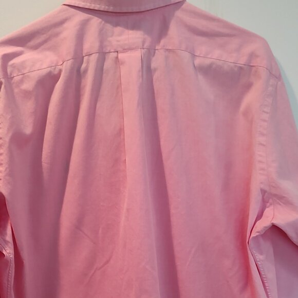Men's Ralph Lauren Button Down Shirt Pink Size 16 1/2 32/33 - Picture 2 of 3